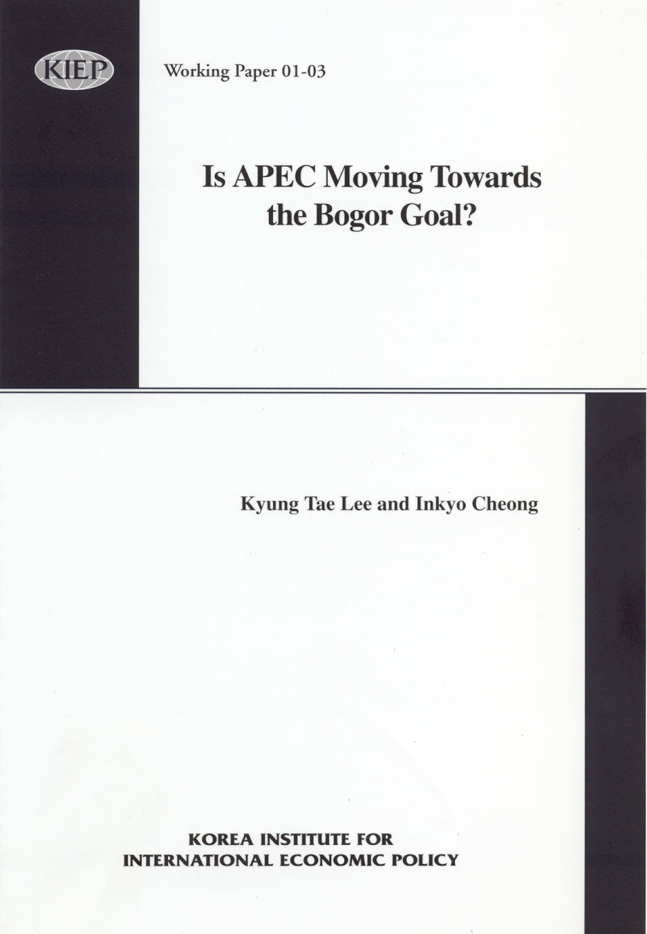 Is APEC Moving Towards the Bogor Goal?