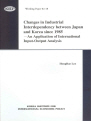Changes in Industrial Interdependency between Japan and Korea since 1985 -An App..